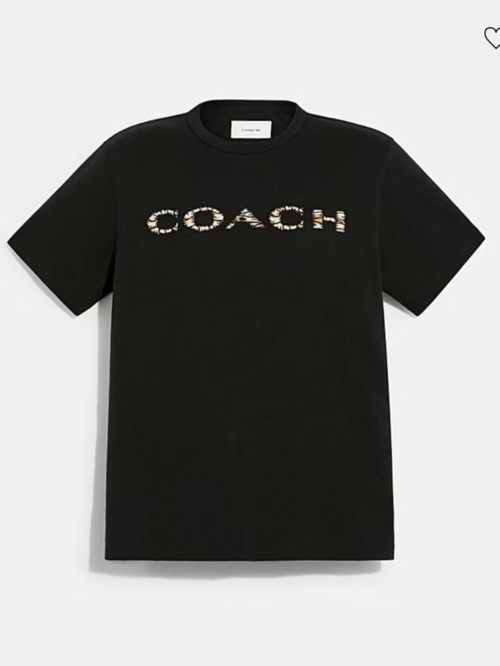 Coach X Michael B. Jordan Mummified Signature T-Shirt Organic Cotton Black Large